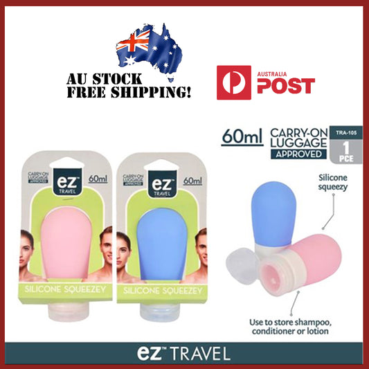 6pcs Travel Silicone Squeeze Bottle Container Liquid Shampoo Carry On 38mL 80mL