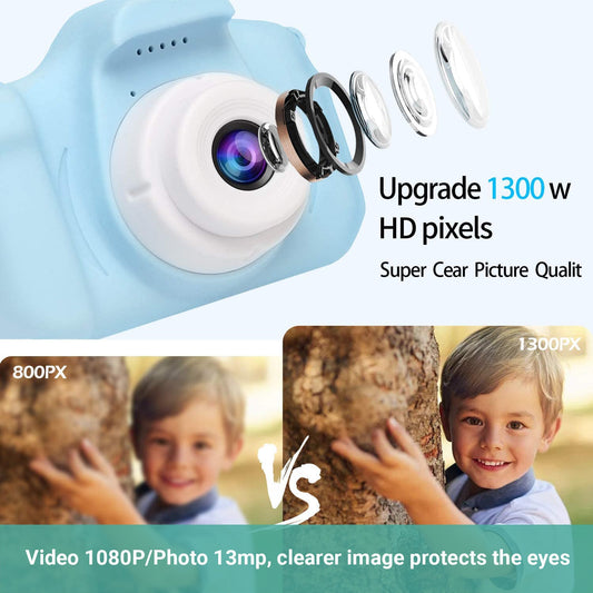 Truboo Kids Digital Camera Video Camcorder 2" Toddler Birthday Xmas Gift HP