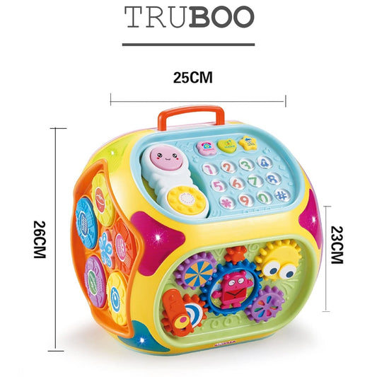 Truboo Kids Activity Cube Toy Baby Early Educational Learning House Play Center