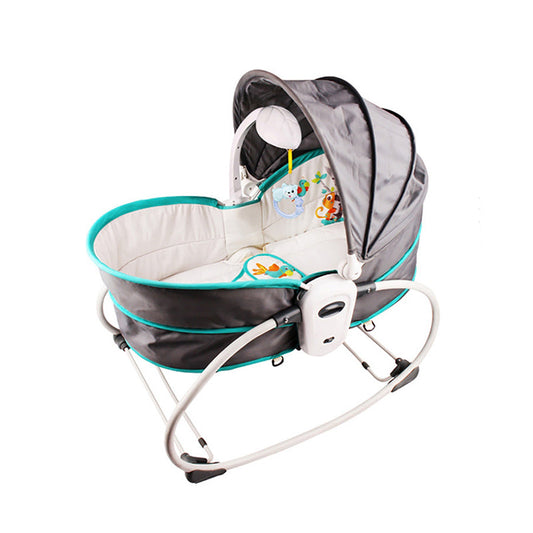 Truboo 5 In 1 Baby Rocker Infant Swing Chair Newborn Bouncer Bassinet Bed