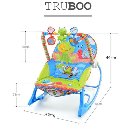 Truboo Baby Rocker Infant Swing Chair Toddler Newborn Music Toy Bouncer