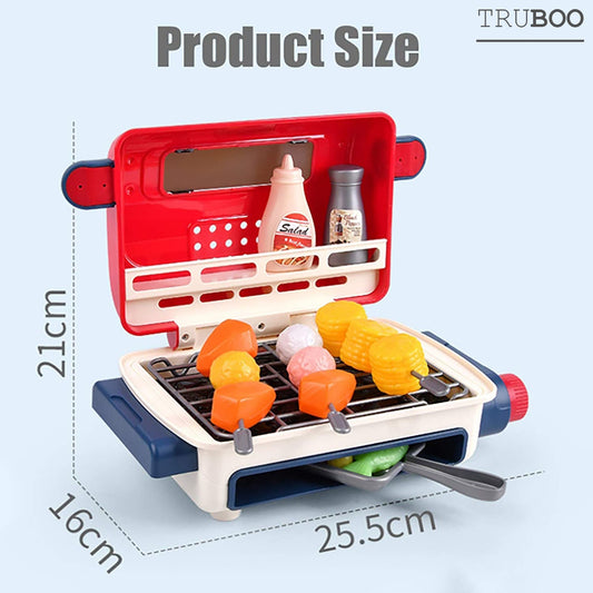 Truboo Kids BBQ Pretend Play Toys 43pcs Kitchen Food Cooking Playset Barbecue Grill Set Truboo Kids BBQ Pretend Play Toys Kitchen Food Cooking Playset Barbecue Grill Set