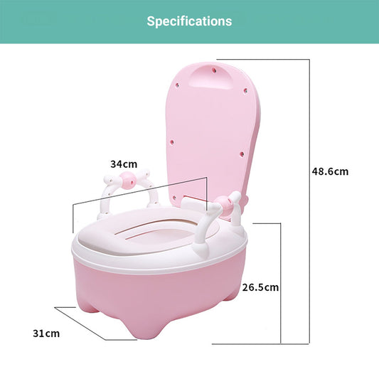 Truboo Kids Toilet Baby Training Potty Closestool Safety Seat Soft PU Trainer