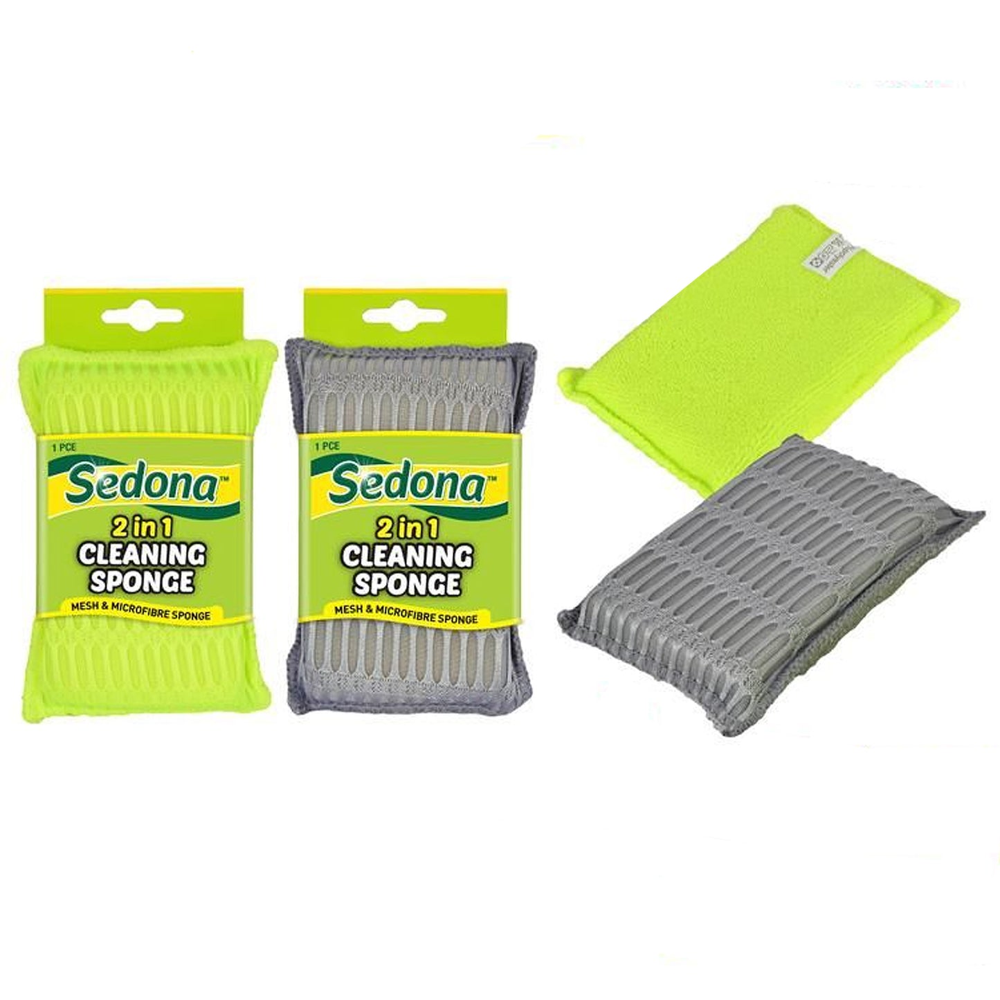 Mesh and Microfiber Sponge