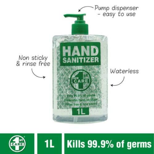 Wasel Hand Sanitiser 6 12x Travel Dispenser Bulk Mini 1 Litre Wash Liquid Bottle