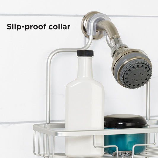 Aluminium Shower Caddy Hanging Rust Proof Organiser Bathroom Shelf Storage Hook