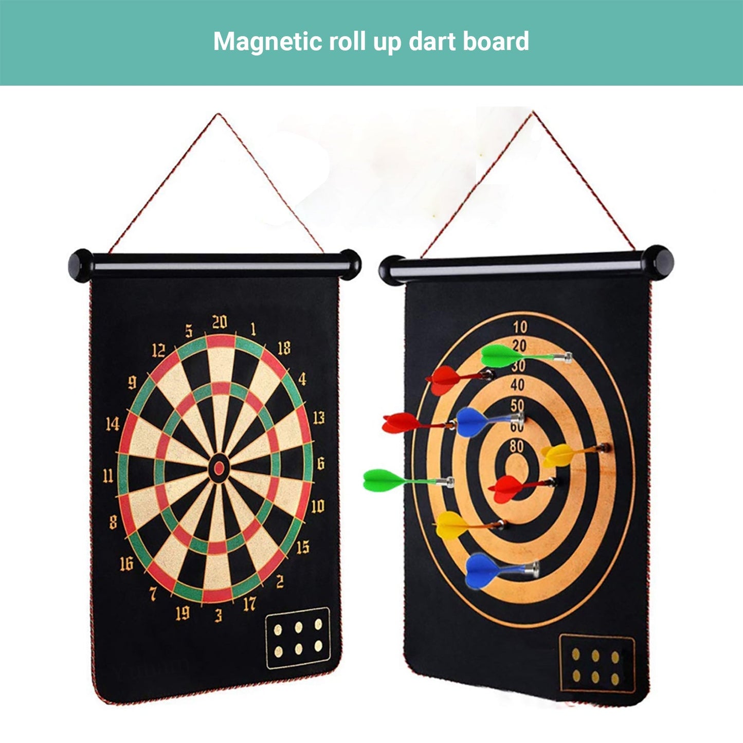 Permafit Dart Board Double Sides Professional Competition Set