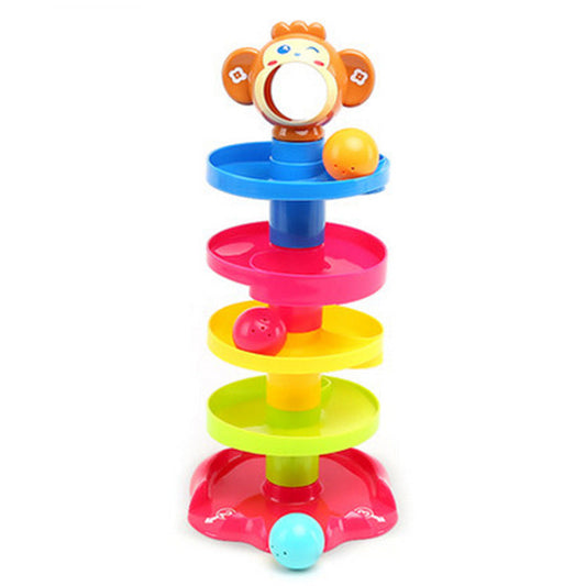 Truboo Roll Ball Toy Kids 5 Layer Drop Tower Baby Toddler Swirling Educational