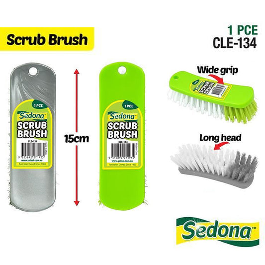 Scrub Brush Shoe Floor Carpet 1pc 3pcs Assorted Bulk Round Oblong Handle 6pk