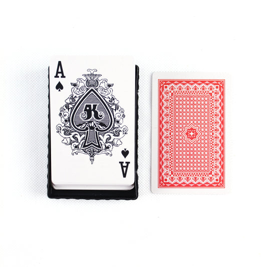 2 Pack Playing Cards 100% Plastic Decks Card Games Premium Deck Waterproof Red