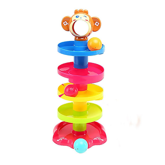 Truboo Roll Ball Toy Kids 5 Layer Drop Tower Baby Toddler Swirling Educational