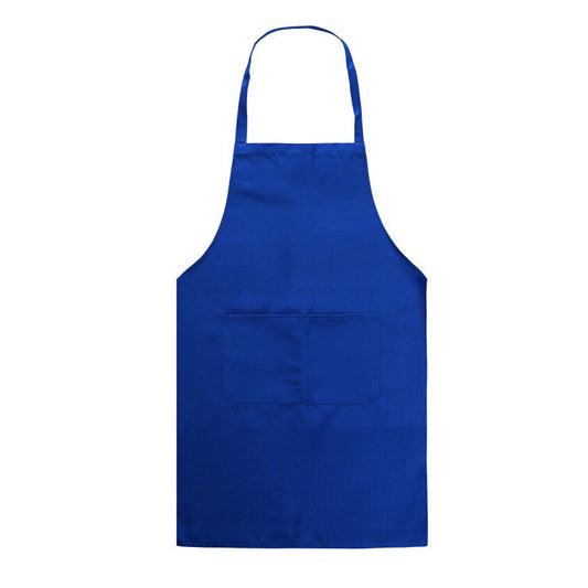 Apron With Pocket Chef Kitchen Cooking Cotton Women Men Unisex Ladies Bib Work - Simply Homeware