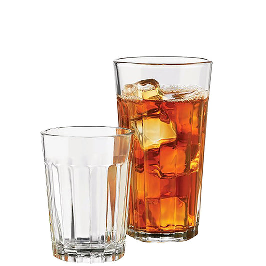 Tumbler Glass Cups Glasses Tumblers Scotch Whiskey Drinking Cup Water Bulk 6pk