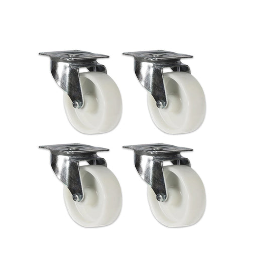 4x 2" Heavy Duty Castor Wheels Caster Trolley Bed Swivel Furniture Industrial