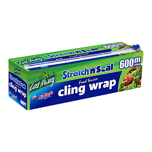 6x Cling Wrap Dispenser Castaway Slide Cutter Holder Plastic Film 600m x 45cm