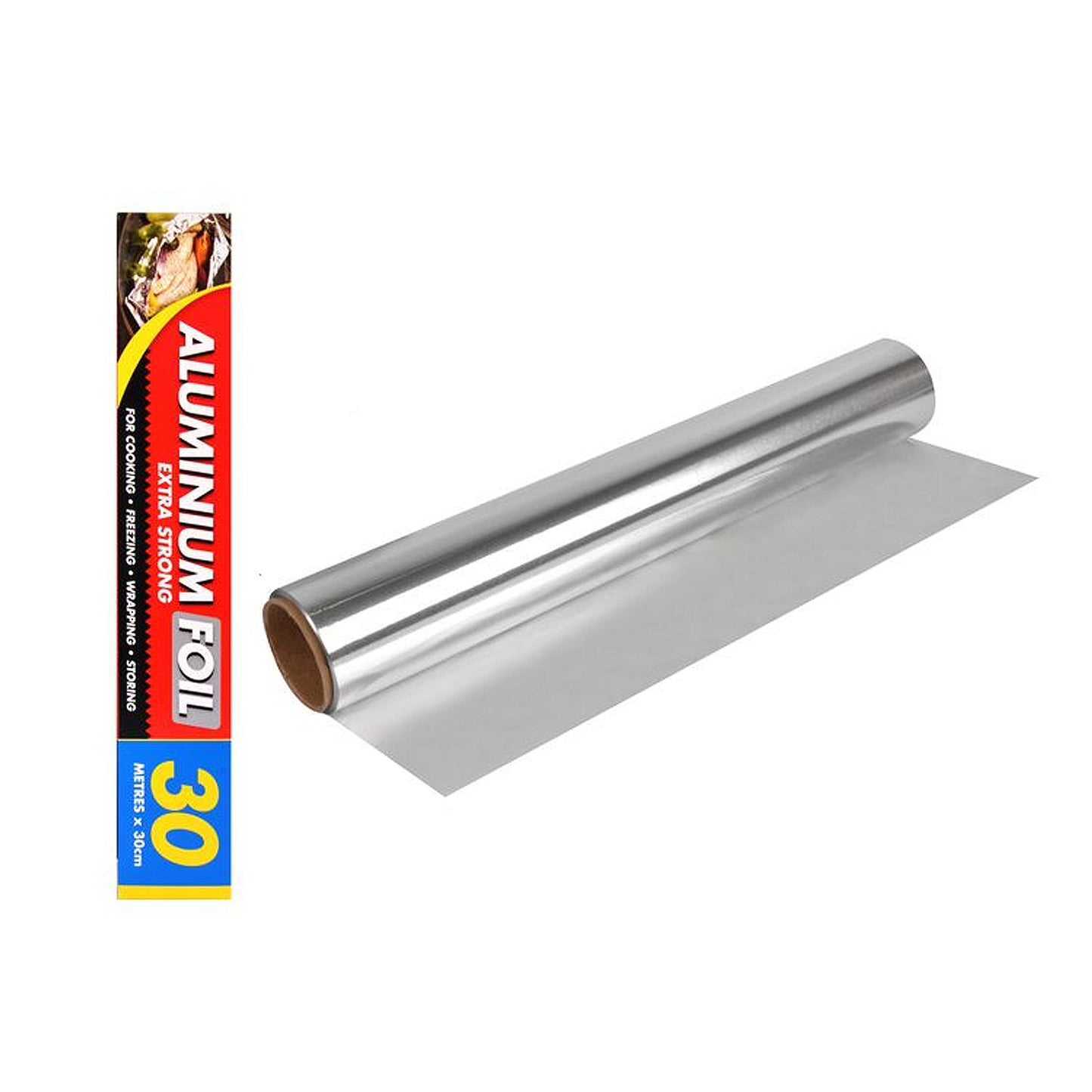 30m Aluminum Foil Roll Kitchen Catering Tin Foil Paper Heavy Duty Foil Wrap  Food Kitchen Supplies