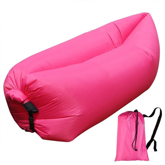 Air Sleeping Bag Lazy Chair Lounge Beach Sofa Bed Inflatable Camping Lounger